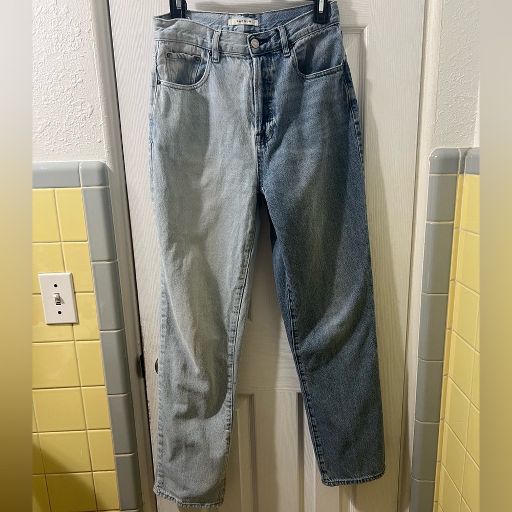 Stylish Two-Tone Denim Jeans
